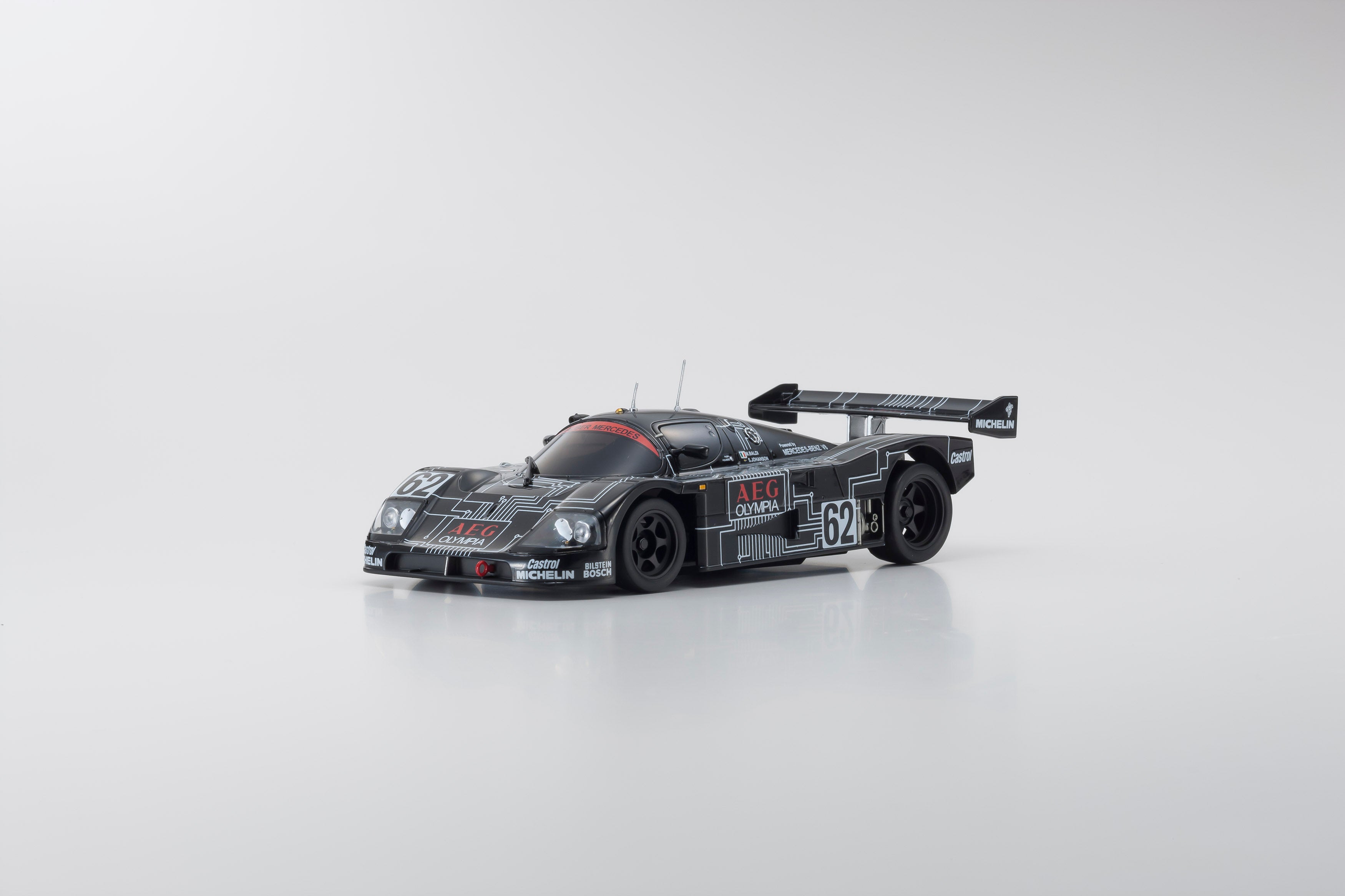 Mini-Z ASC 1988 Sauber Mercedes-Benz C9 #62 Le Mans Group C Body for MR-03W-LM 1/27 | Kyosho