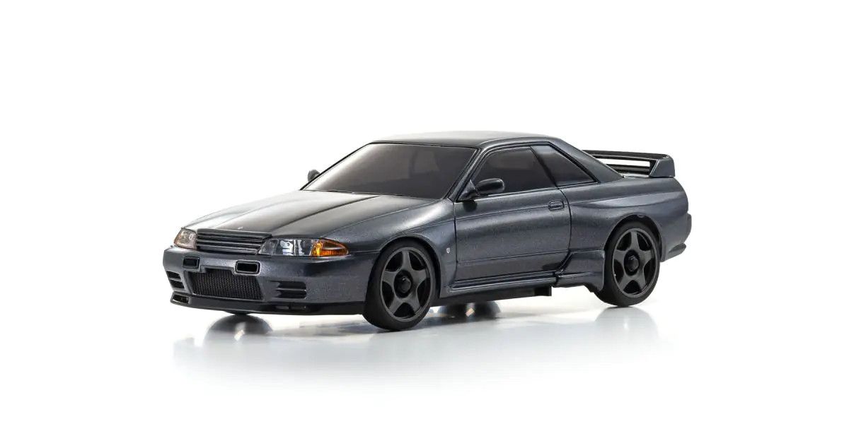 Mini-Z ASC Nissan Skyline GT-R R32 NISMO Gun Metallic Body for MA-020 AWD 1/27 | Kyosho