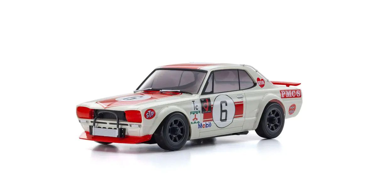 Kyosho Nissan Skyline 2000GT - R (KPGC10) Racing 1972 #6 RC Body