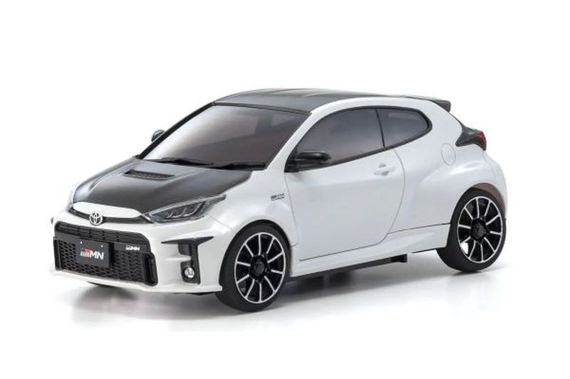 ASC MA-020 Toyota GRMN Yaris Rally Package Platinum White Body | Kyosho