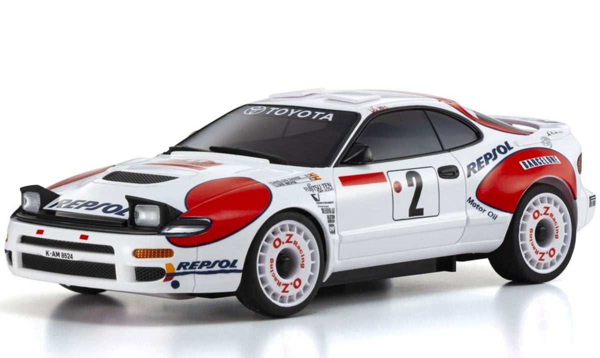 Auto Scale Collection Toyota Celica Turbo 4WD No.2 WRC 1992 Body for Mini-Z MA-020 | Kyosho