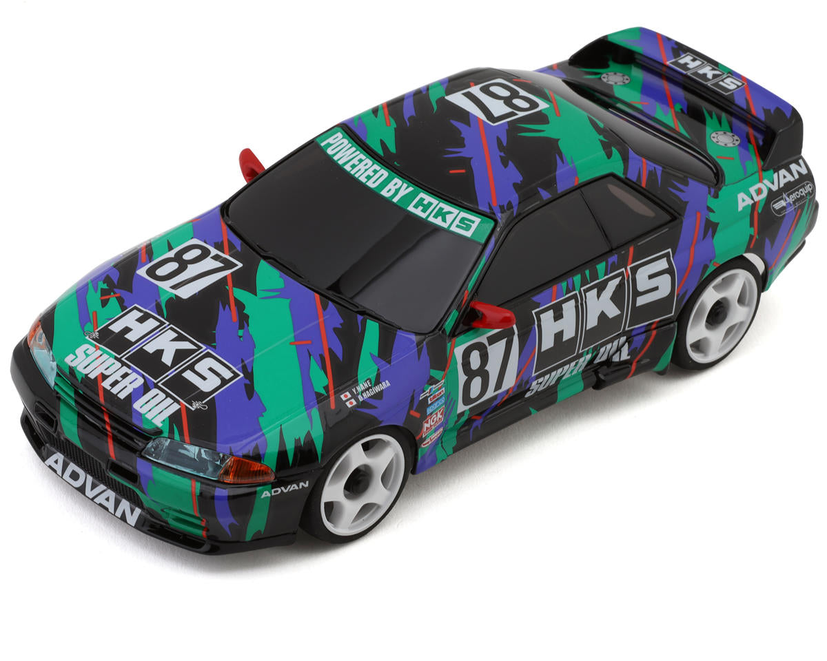Mini-Z ASC HKS Nissan Skyline GT-R R32 Pre-Painted Body for MA-020-N AWD 1/27 | Kyosho