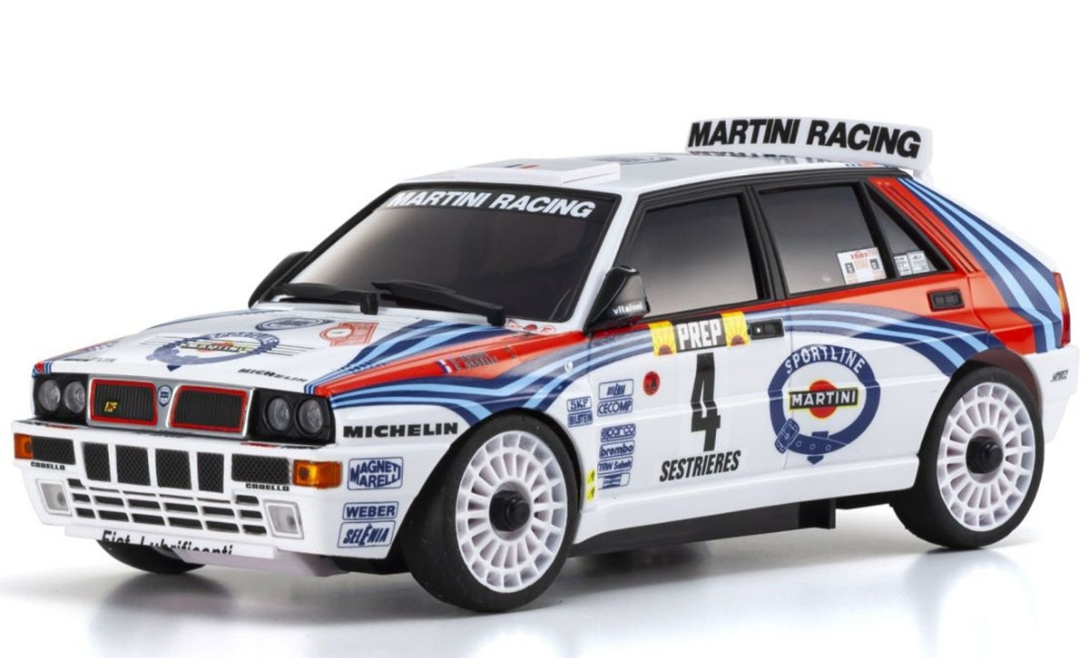 Auto Scale Collection Lancia Delta No.4 1992 Monte Carlo Rally Winner Body for Mini-Z MA-020 | Kyosho