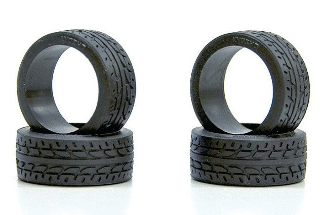 Racing Radial Tire 40 Degree Firm Compound 4-Pack for Mini-Z Narrow | Kyosho
