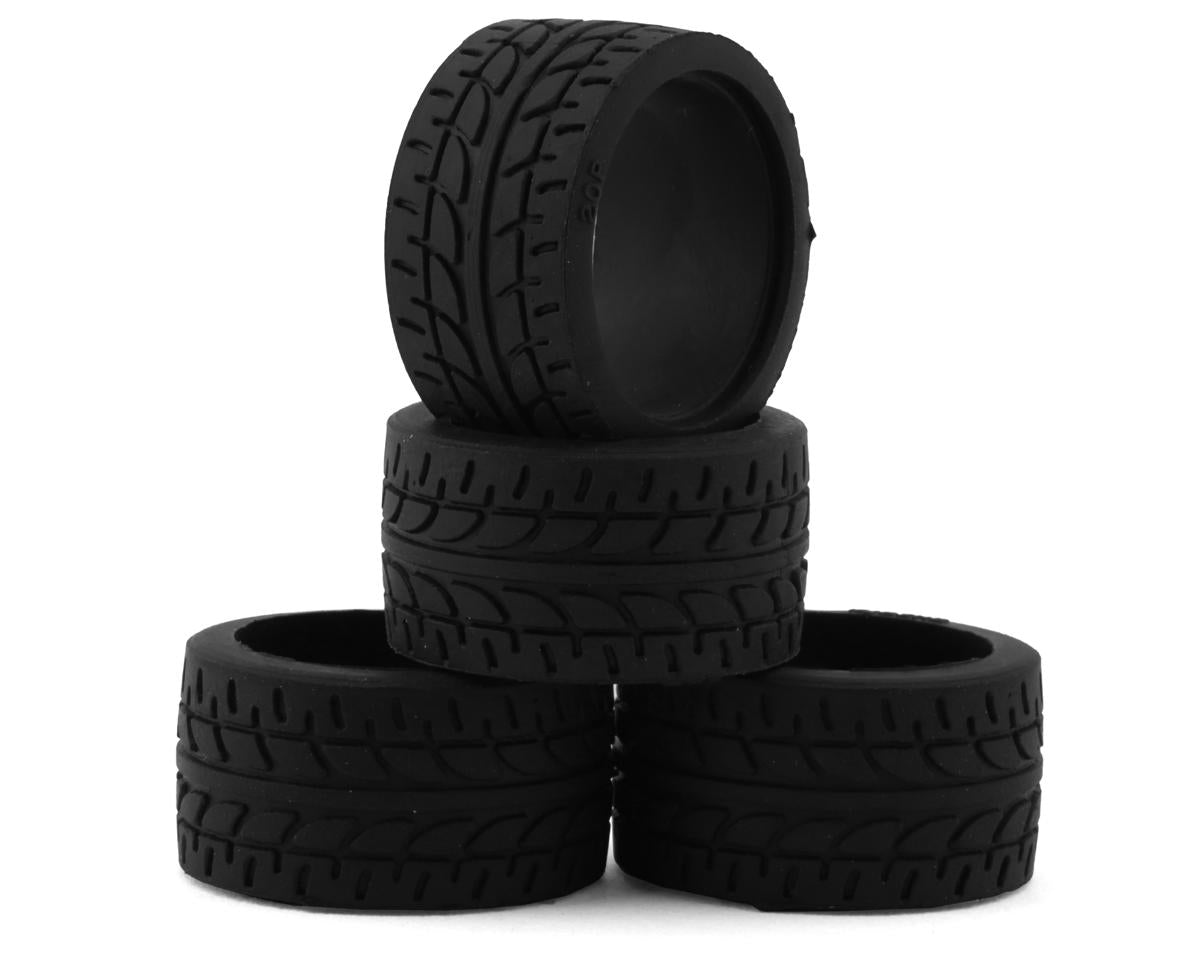 11mm Wide Racing Radial Tire 20 Shore 4-Pack for Mini-Z | Kyosho