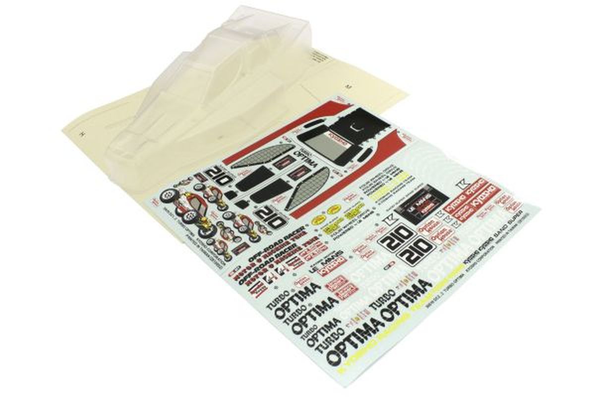 Kyosho Turbo Optima Clear Body Shell