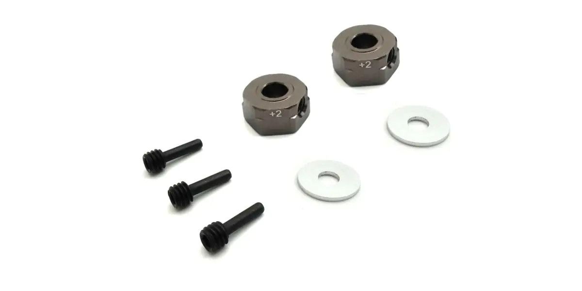 Wide Wheel Hub Set +2mm with 1mm Washers for Optima Ultima | Kyosho