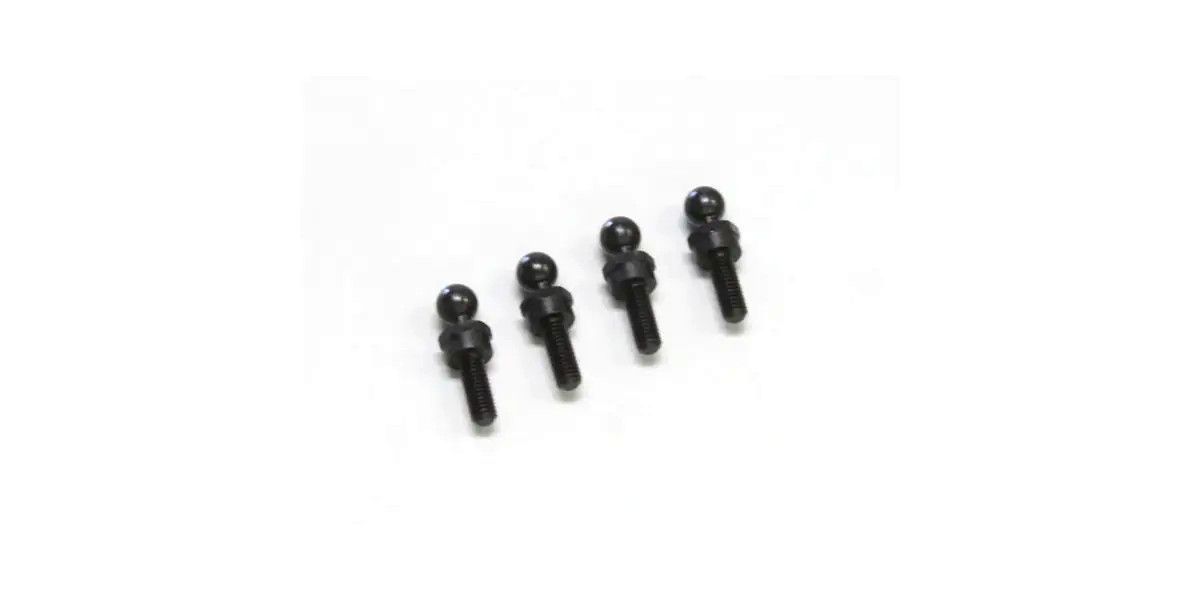 4.8mm Ball Stud High Mount Type 4-Pack for 1/10 Suspension | Kyosho