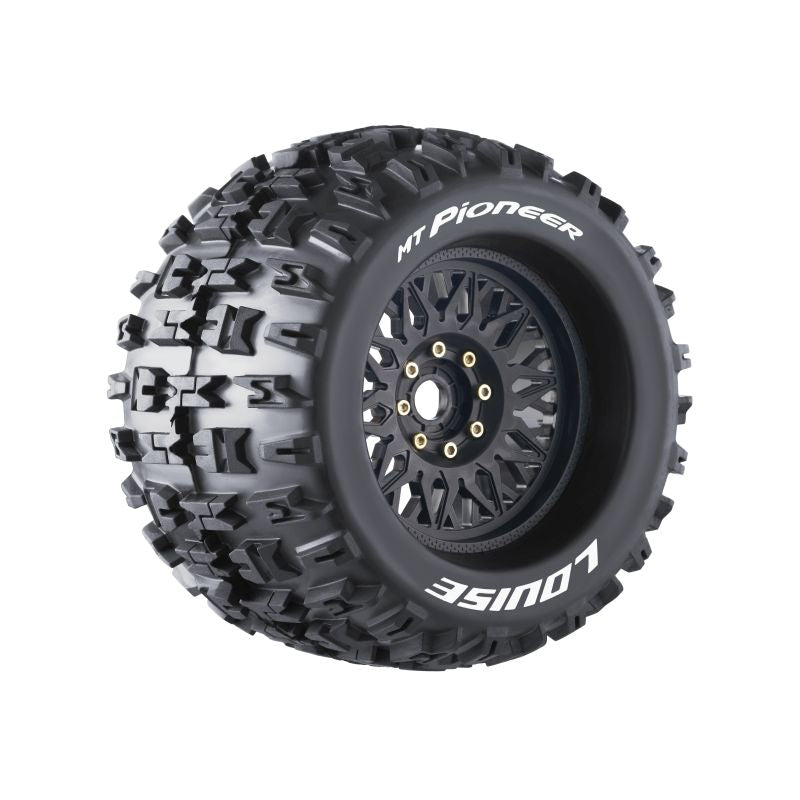 Louise RC MT-Pioneer Sport Compound 1/8 4.2 Monster Truck MFT Belted Tires, 0" & 1/2" Offset, LT3218X