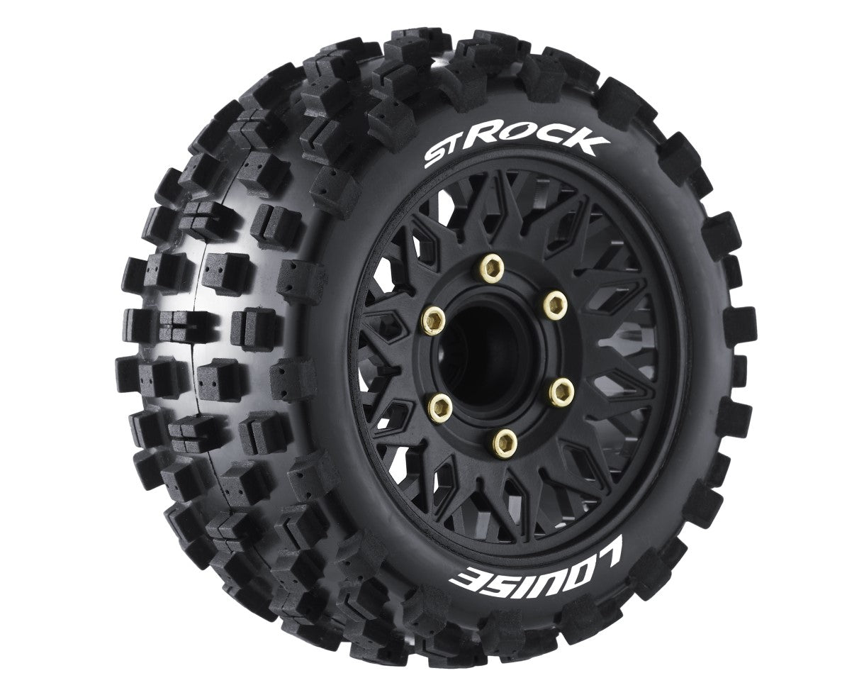 Louise R/C ST-Rock 1/10 Stadium Truck Tires, Soft, 0 & 1/2' Offset H LT3273SX