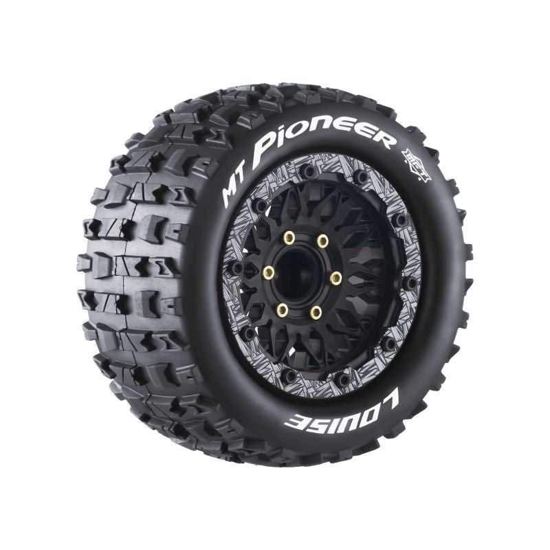Louise R/C MFT MT-Pioneer Soft 1/10 Monster Truck Tires, 12, 14, LT3308SX
