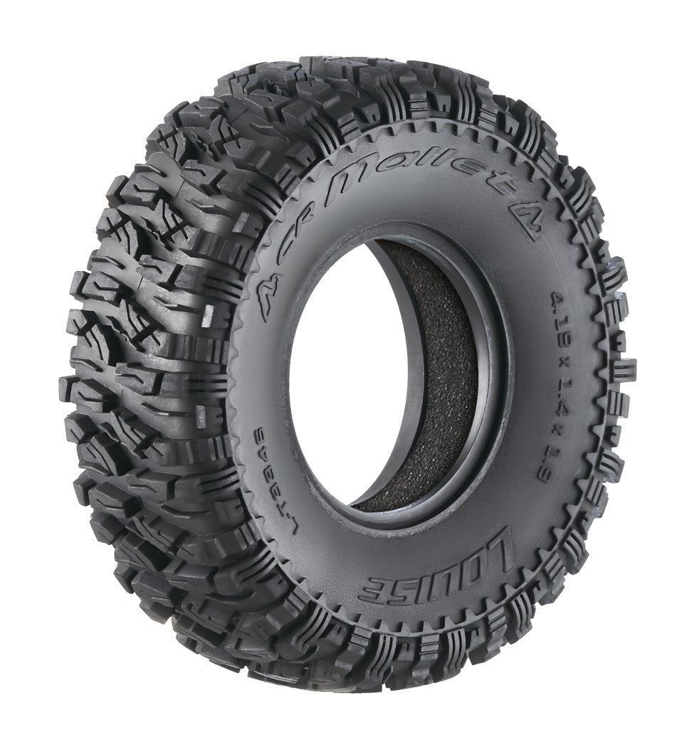 Louise R/C CR-Mallet 1/10 1.0" Crawler Class 1 Tires, 7mm Hex, Super (2) LT3346VI