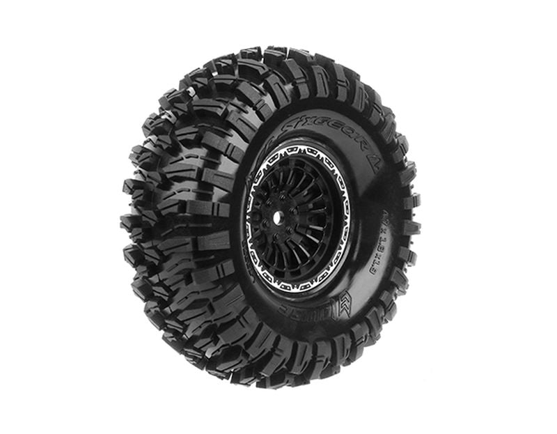 Louise R/C CR-Sixgear 1/10 1.9" Crawler Tires, Super Soft, 12mm Hex, (2) LT3370VB