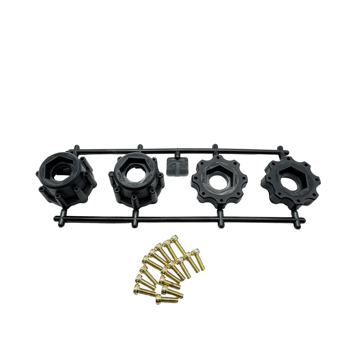 Louise R/C 1:10 Monster Truck and Stadium Truck Removable Hex Set 12mm 14mm 17mm