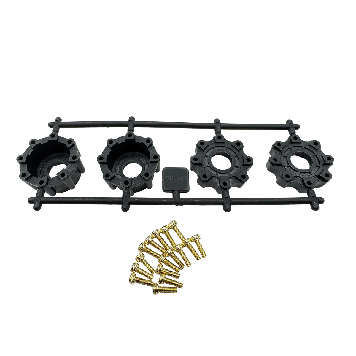 Louise R/C 1:10 Monster Truck and Stadium Truck Removable Hex Set 12mm 14mm 17mm