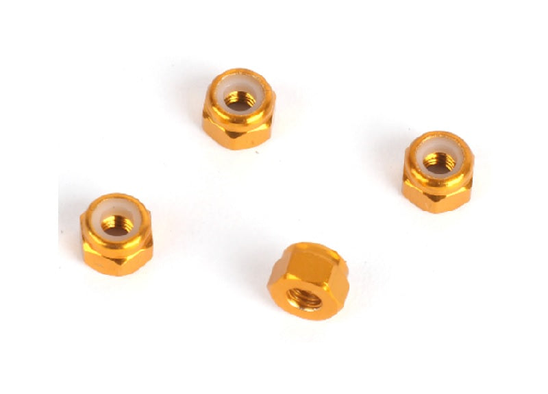 Louise R/C M3 Nylon Lock Nut (4pcs), Fits LDX Drift, LRX Rally, LTX NBA351