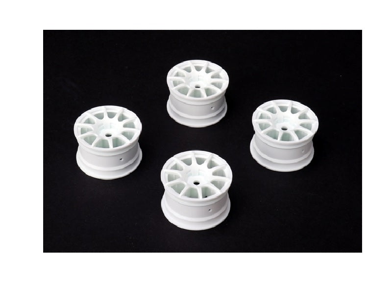 Louise R/C 10 Spoke Wheel +1mm (White), Fits LMX NBA388