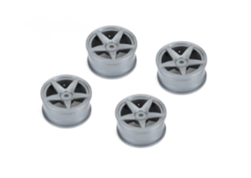 Louise R/C 5 Spoke Wheel Gray / 26mm (ET-0mm), Fits LDX Drift, LRX NHA480