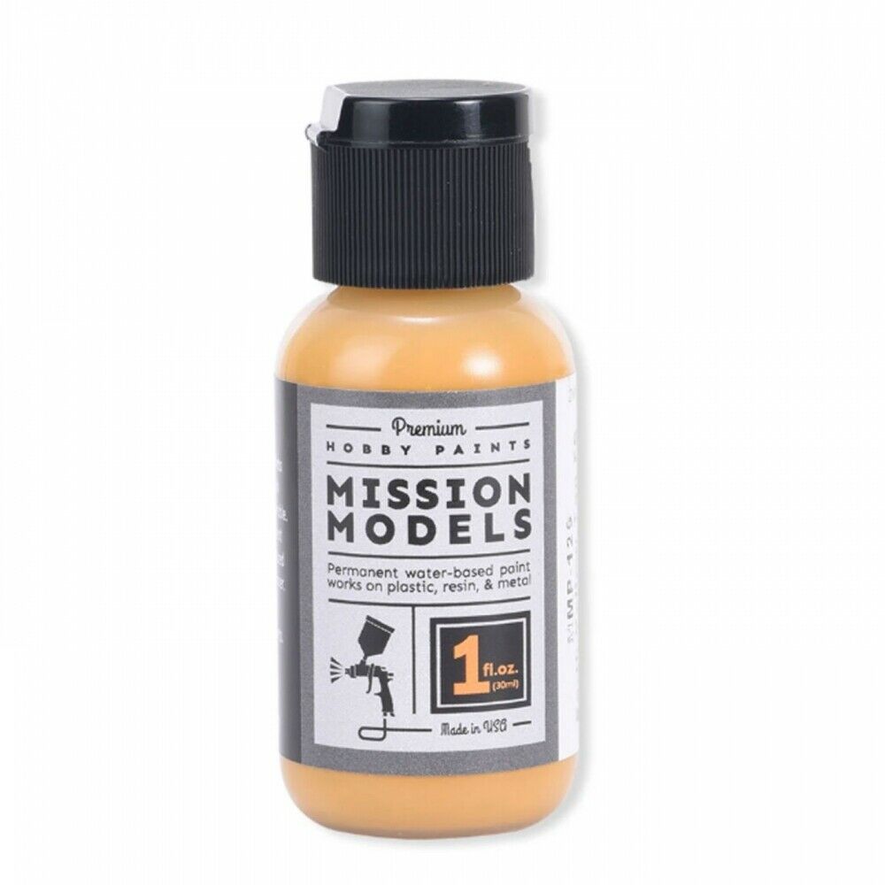 Mission Models Acrylic Model Paint 1oz Bottle Earth Yellow Tan FS 30257 Acrylic Hobby Paint