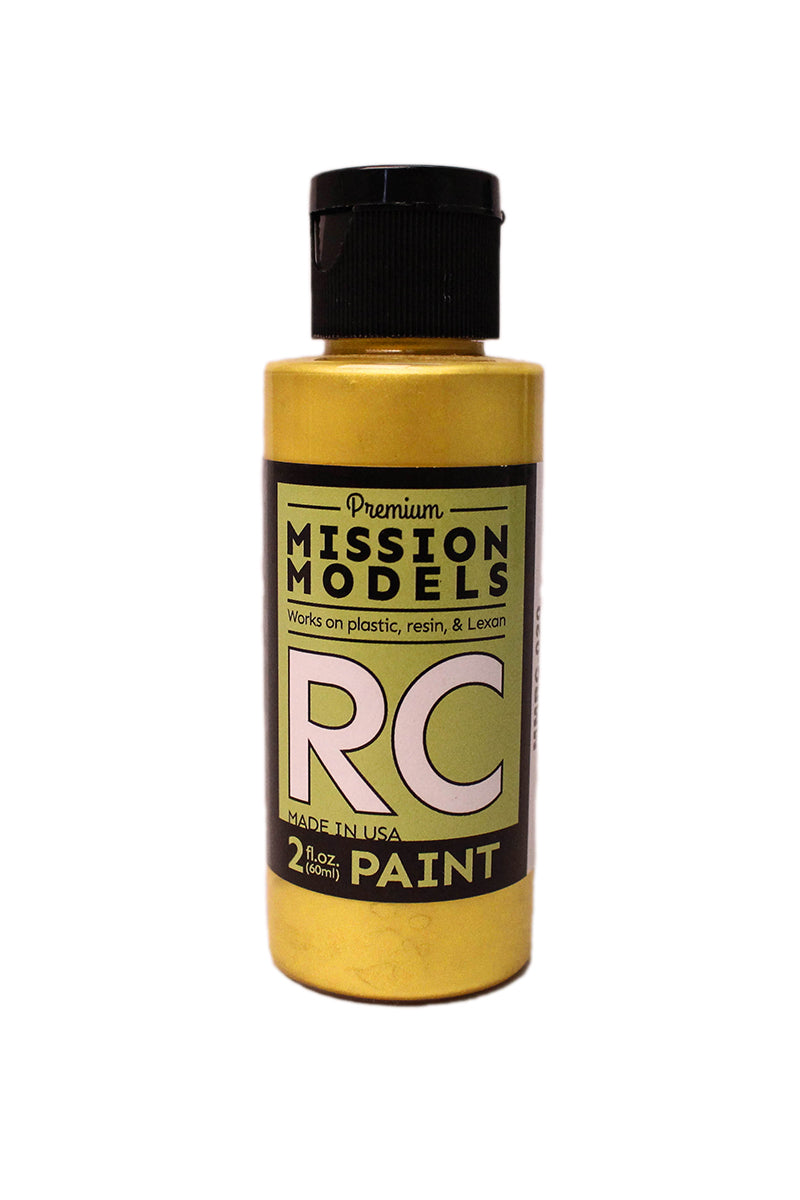 Mission Models RC Paint 2 oz bottle Pearl Gold Acrylic Hobby Paint
