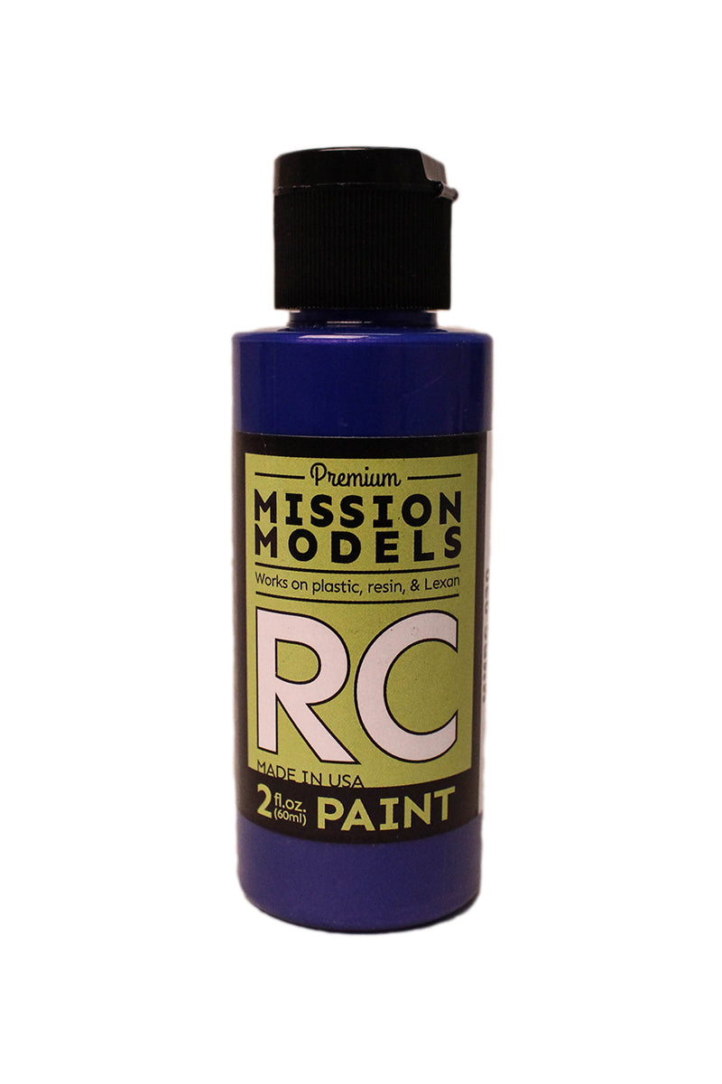 Mission Models RC Paint 2 oz bottle Irdescent Blue Acrylic Hobby Paint