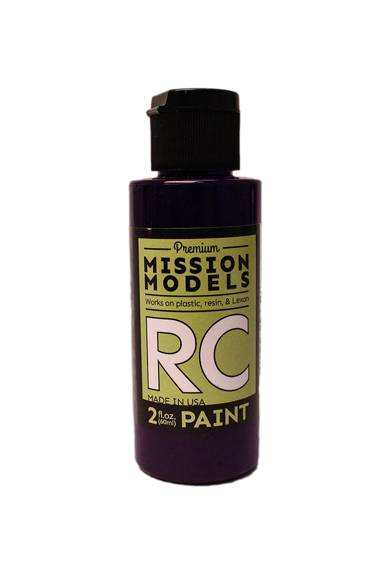 Mission Models RC Paint 2 oz bottle Translucent Purple Acrylic Hobby Paint