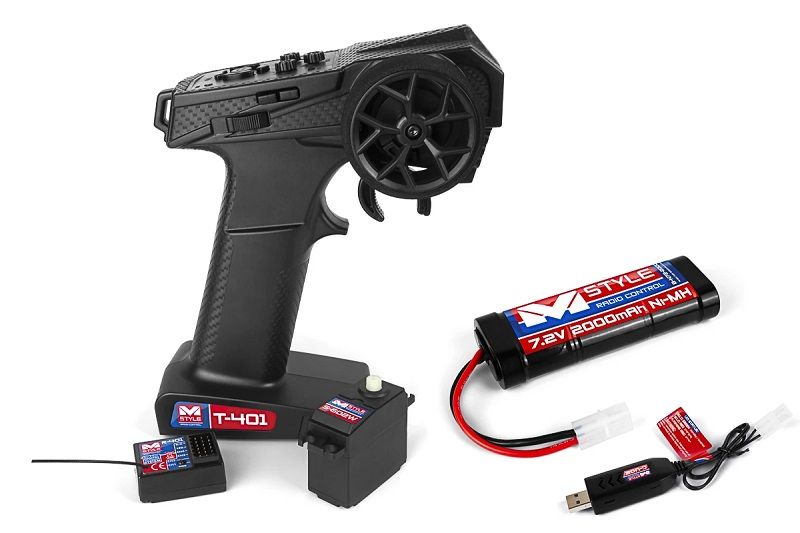 HPI Racing Mstyle R/C Set - Radioset, Servo, Battery and Charger 542409