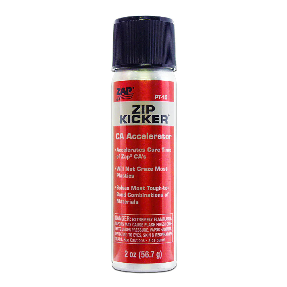 ZAP Glue Zip Kicker CA Accelerator – 2 oz Aerosol (PT-15)