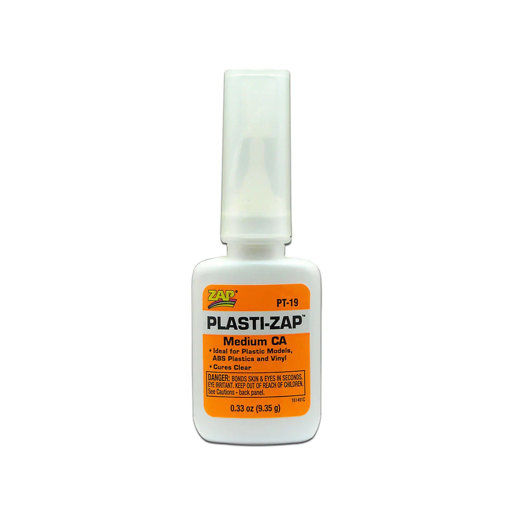ZAP Glue Plasti-Zap CA 1/3oz Bottle PT-19