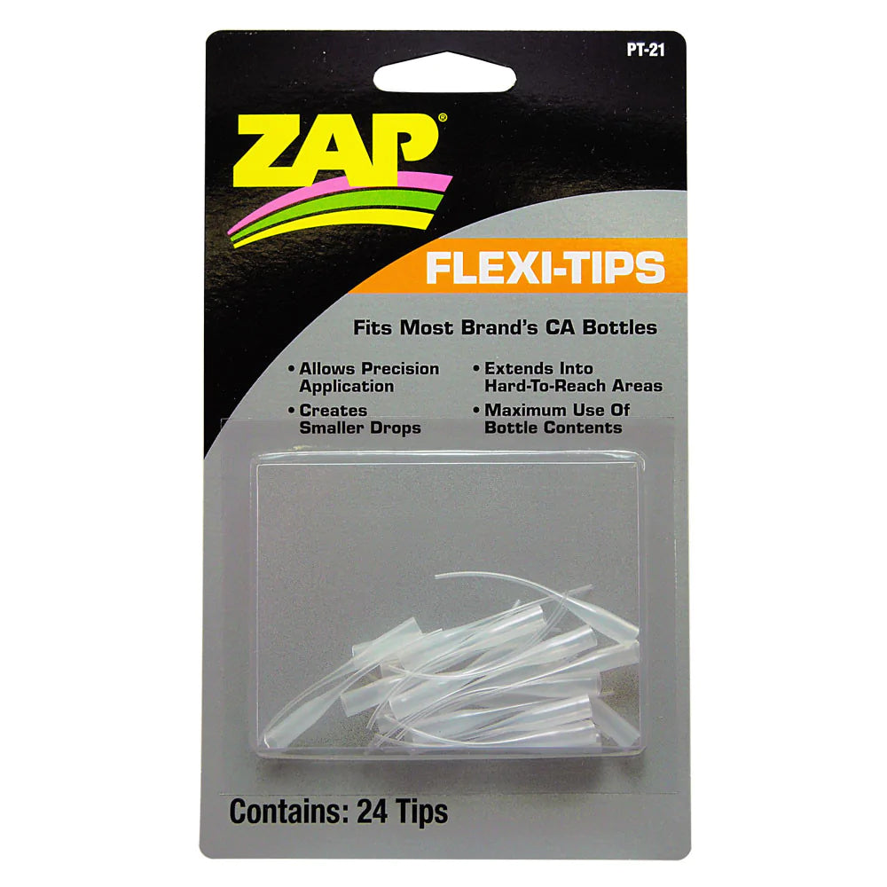 ZAP Glue Zap Flexi-Tips (24) PT-21