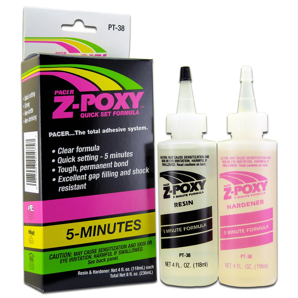 ZAP Glue Z-Poxy Quick Set Formula 8oz PT-38