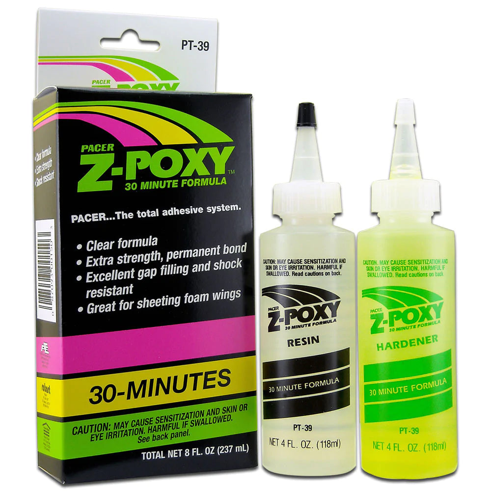 ZAP Glue Z-Poxy 30 Minute Formula 8oz PT-39
