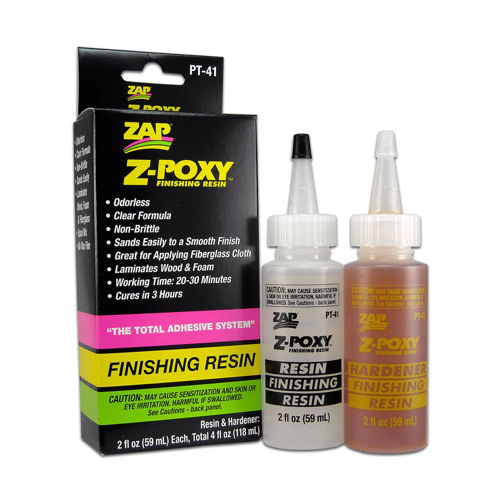 ZAP Glue Z-Poxy Finishing Resin 4 oz. Set PT-41