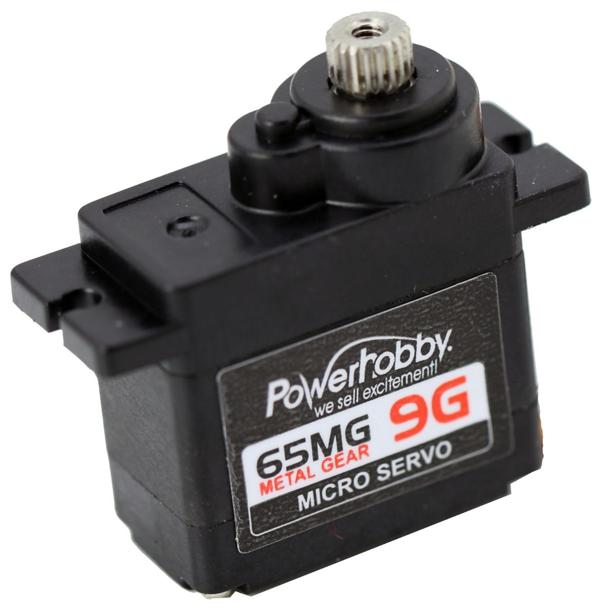 Power Hobby 65MG Metal-Gear Digital Micro Servo — 30 oz / 0.11 sec @ 6V (9g)