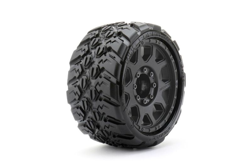 Power Hobby 1/8 SGT 3.8 Inch King Cobra Belted Pre-Mounted Low-Profile Tires 2-Pack with 17mm Hex