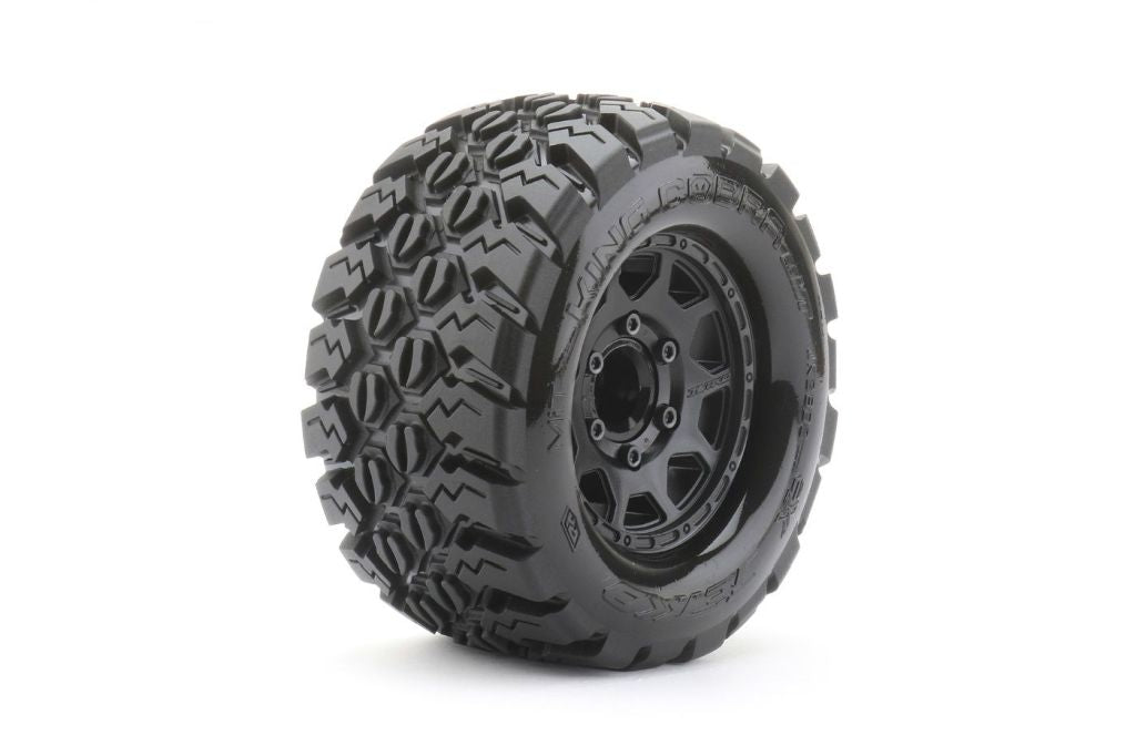 Power Hobby 1/10 2.8 Inch MT King Cobra Belted Pre-Mounted Tires 2-Pack with Removable Hex