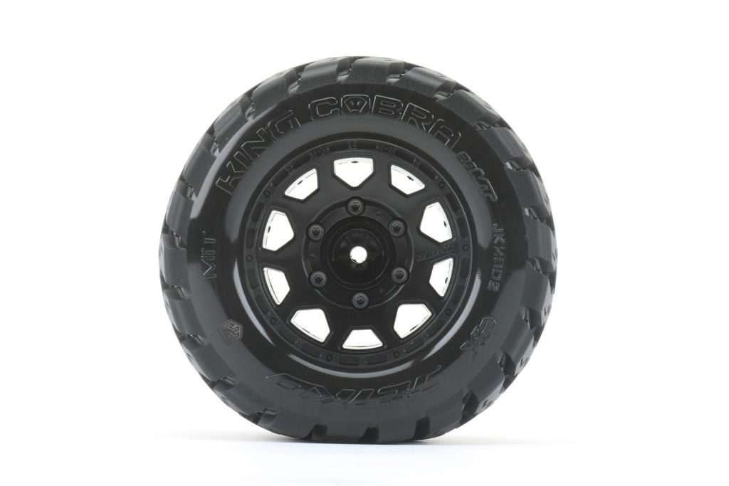 Power Hobby 1/10 2.8 Inch MT King Cobra Belted Pre-Mounted Tires 2-Pack with Removable Hex