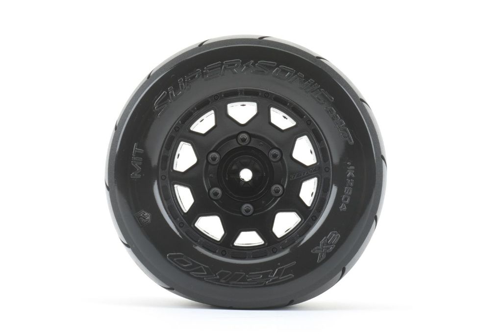 Power Hobby 1/10 2.8 Inch MT Super Sonic Belted Pre-Mounted Tires 2-Pack with Removable Hex