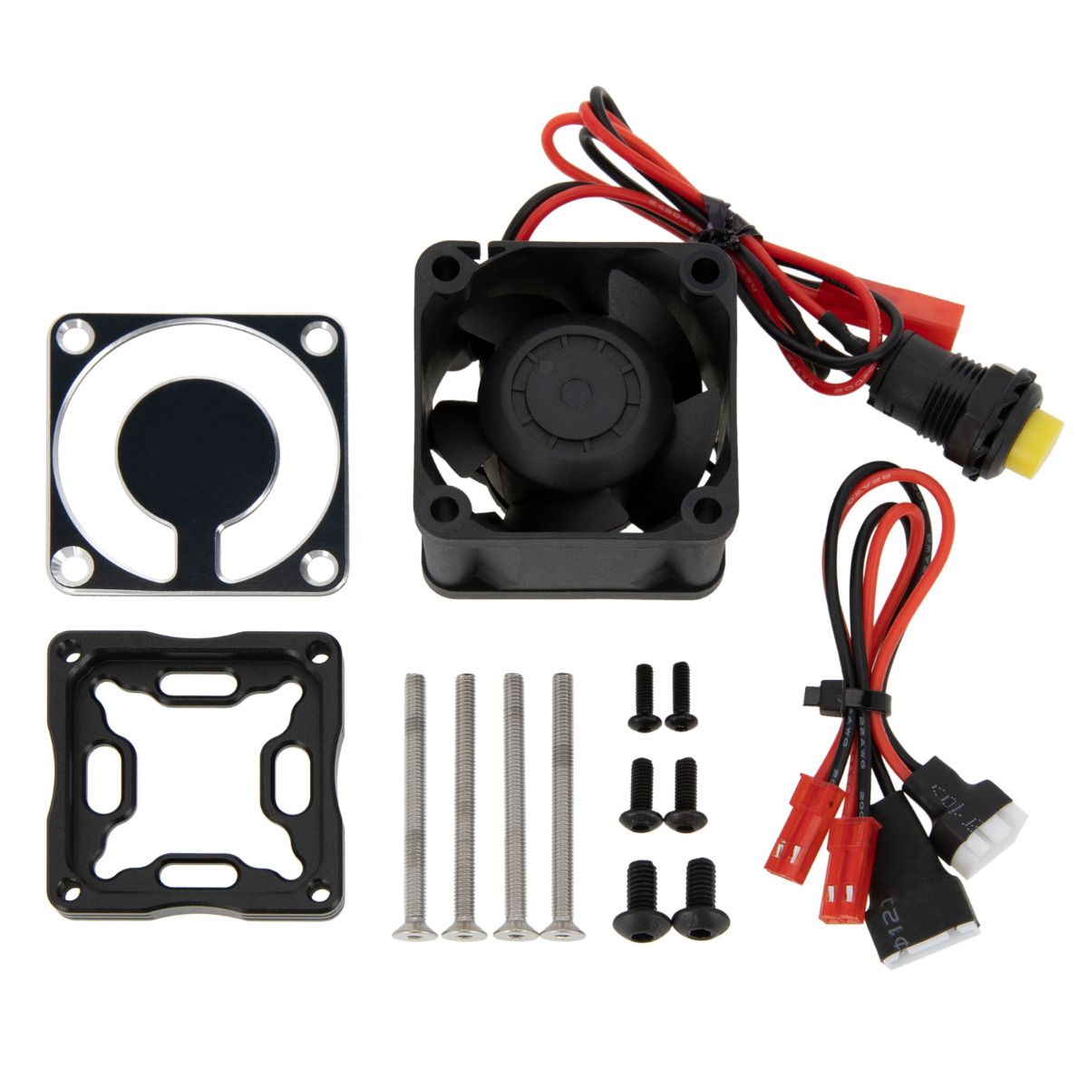Power Hobby 4028 High-Speed ESC Cooling Fan in Black for Hobbywing MAX6 / MAX8