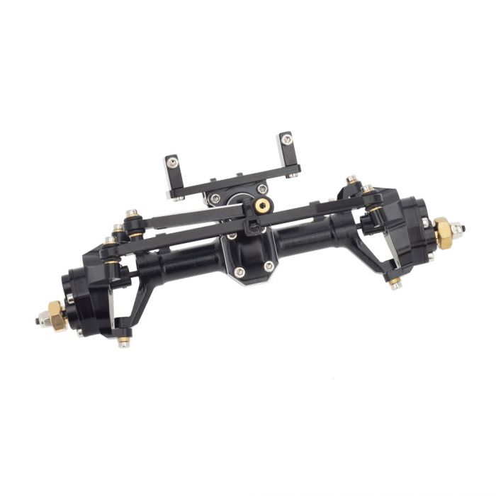 Power Hobby Aluminum Front and Rear Portal Axles Housing for Axial SCX24 C10 / Jeep / Bronco
