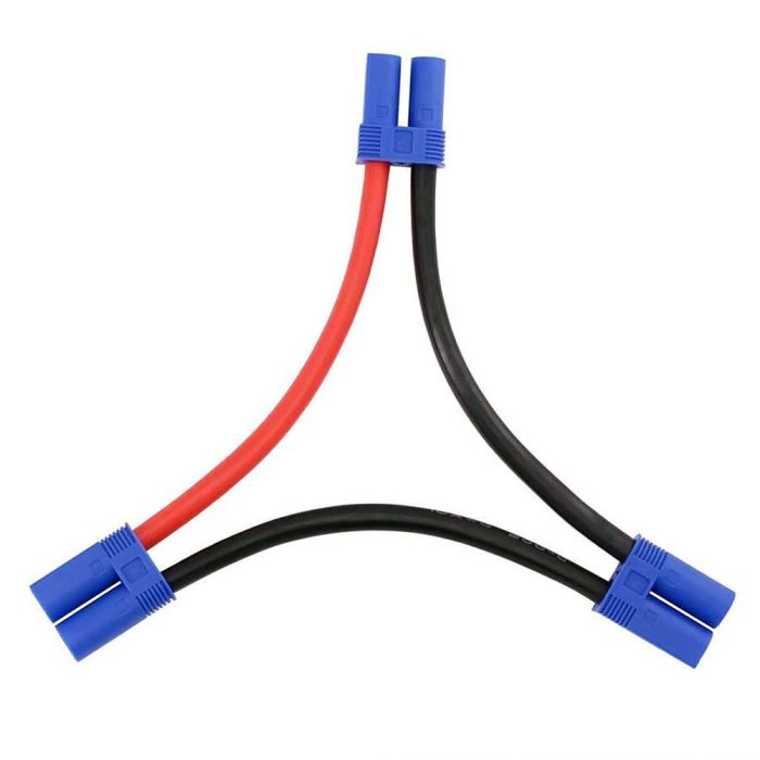 Power Hobby EC5 Female to EC5 Male Series Harness - 10AWG, 4 inch