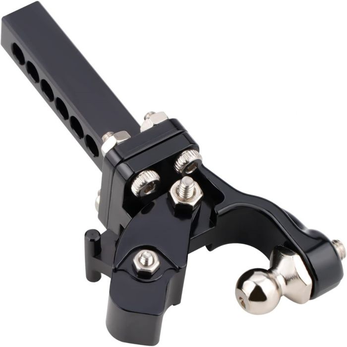Power Hobby Rescue Tow Trailer Hook Hitch in Black for 1/10 Scale Crawlers