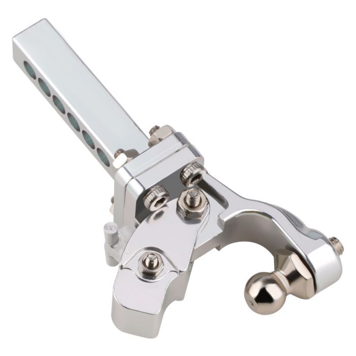 Power Hobby Rescue Tow Trailer Hook Hitch in Silver for 1/10 Scale Crawlers