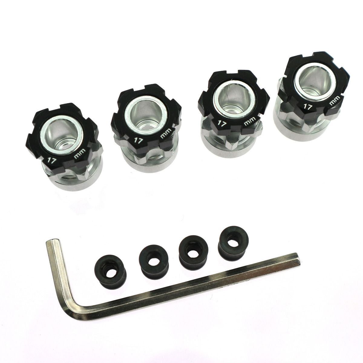 Power Hobby Hex Hub Adapters 12mm to 17mm with 6mm Offset