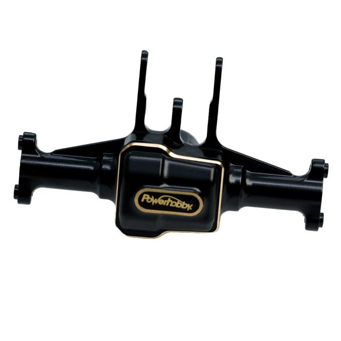 Power Hobby Brass Front Axle Housing in Black for Traxxas TRX-4M