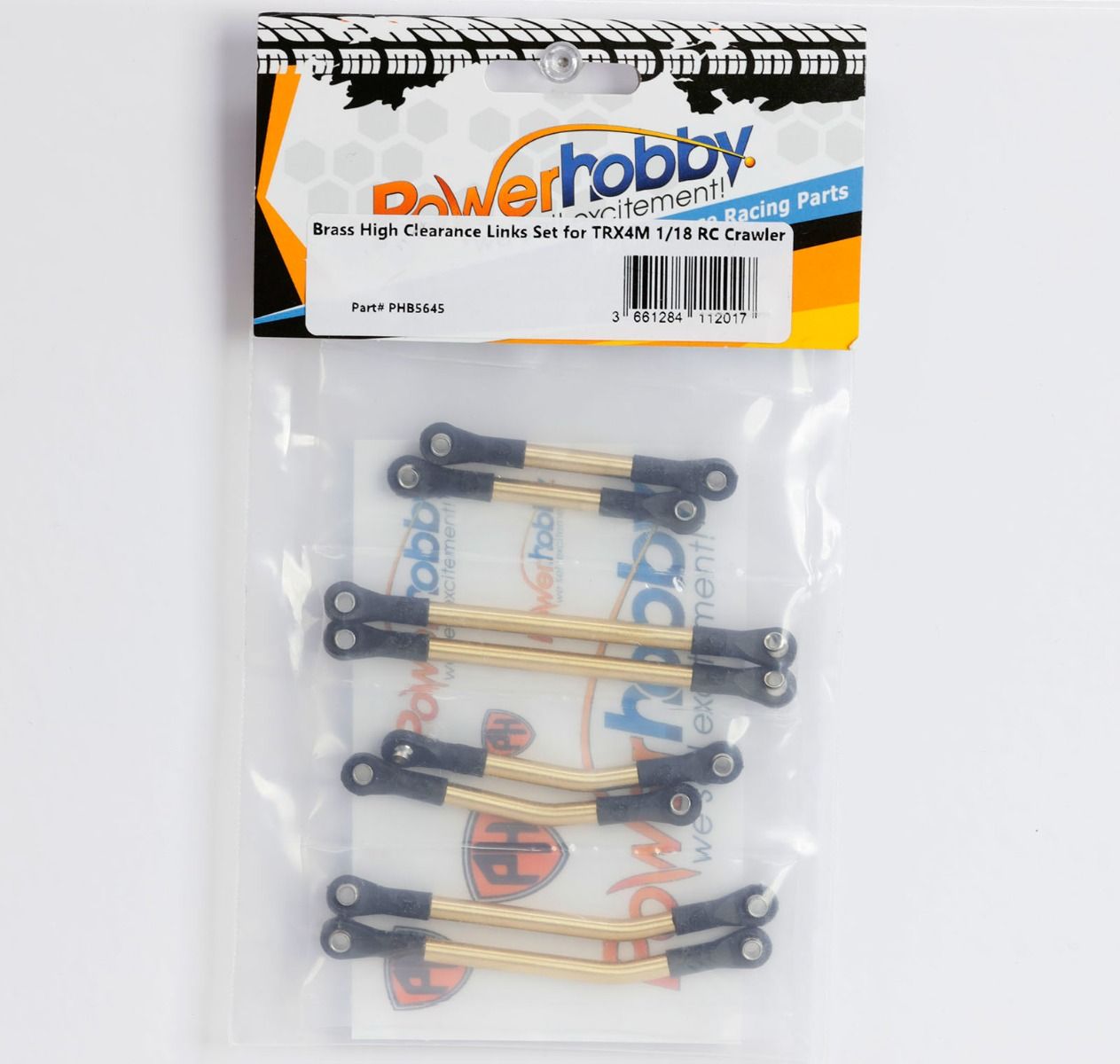 Power Hobby 8-Piece Brass High Clearance Suspension Links Set for Traxxas TRX-4M