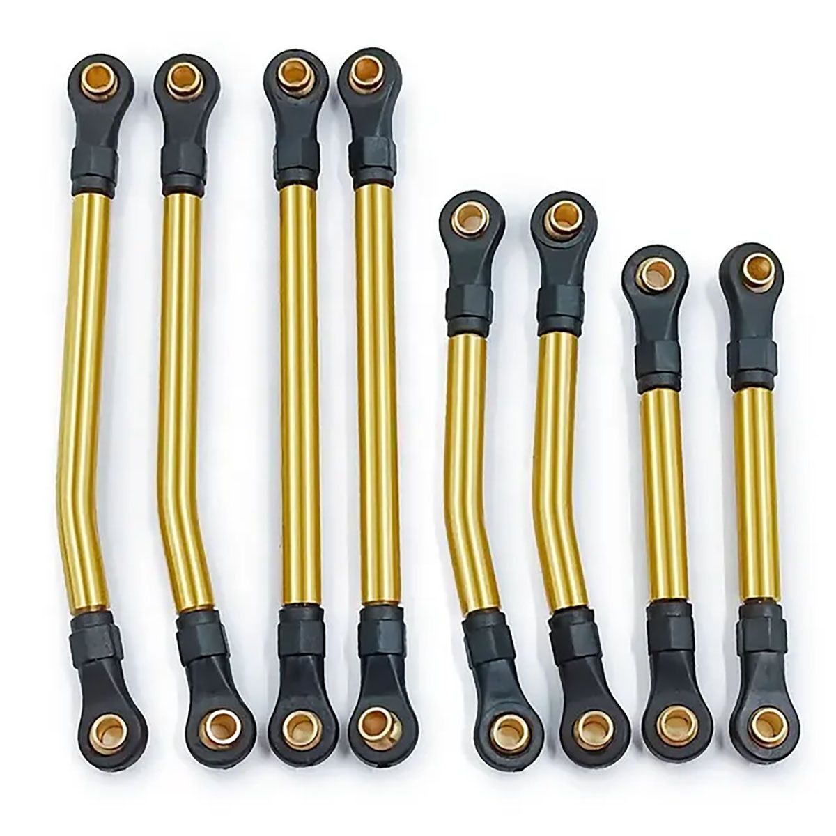 Power Hobby 8-Piece Brass High Clearance Suspension Links Set for Traxxas TRX-4M
