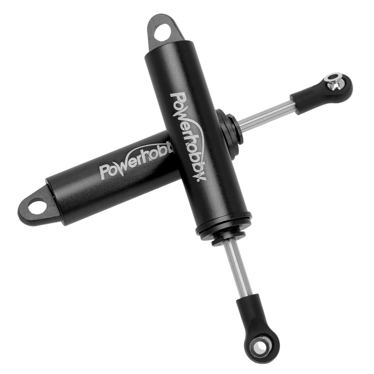 Power Hobby 90mm Promatics Two-Stage Internal Spring Shocks (Black) for 1/10 Crawlers