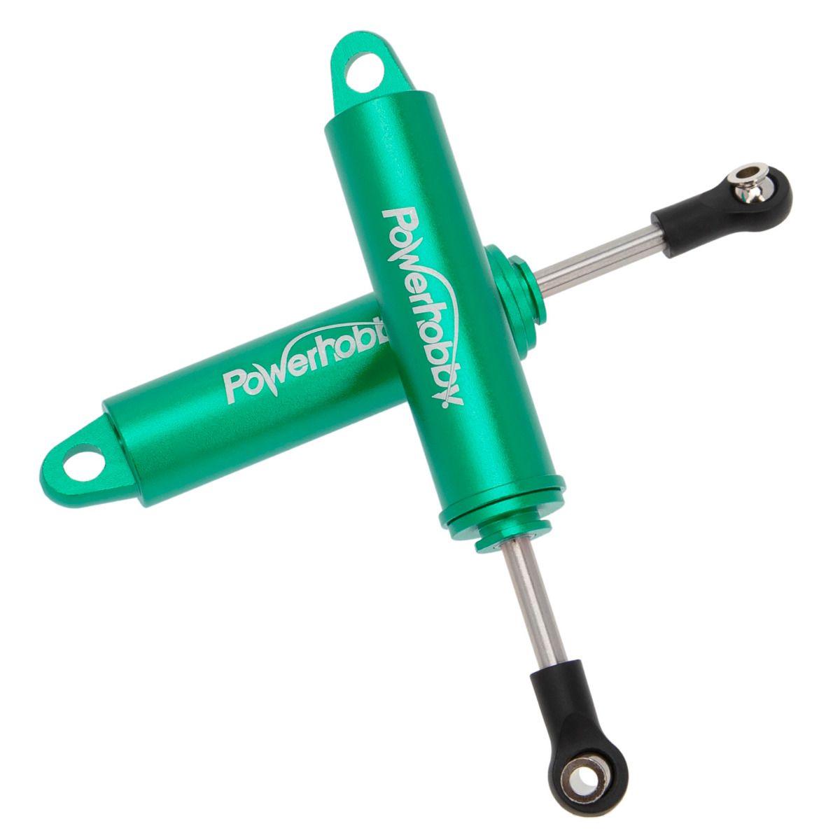 Power Hobby 90mm Promatics Two-Stage Internal Spring Shocks (Green) for 1/10 Crawlers