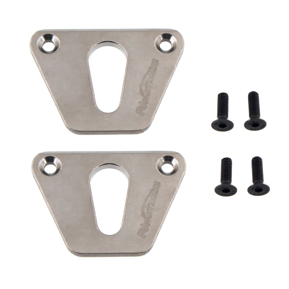 Power Hobby Titanium Rear Skid Plates for Arrma Infraction / Limitless V1 / Felony